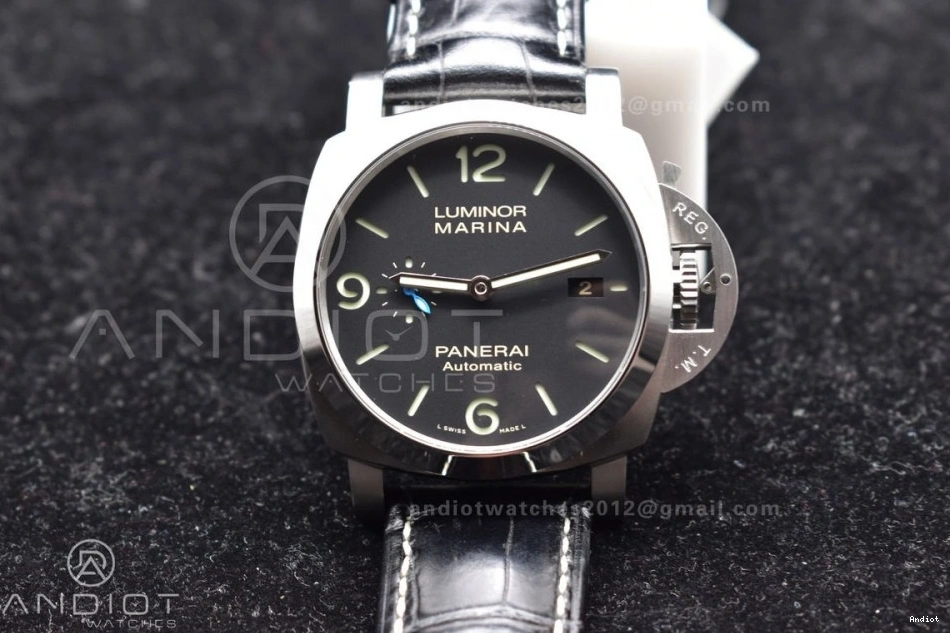  P.9010 Dial Black on PAM1312 1:1 Leather Black VSF Strap Edition Best 0210